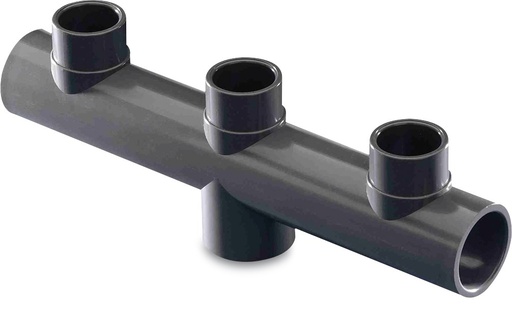 [000159] PVC 3-weg verdeler - distributeur - PN16 - 50mm