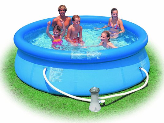 water Harnas Rouwen Zwembad Intex 3,05 x 0,76 m - rond - opblaasbaar - inclusief cartridge  filter | PoolPlaza