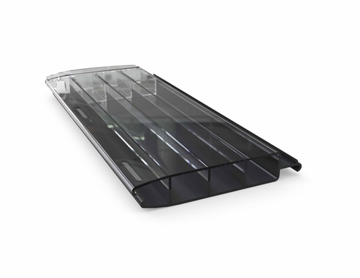 [004184] Aquadeck - Polycarbonaat ''Graphite solar'' lamellenafdekking per m2